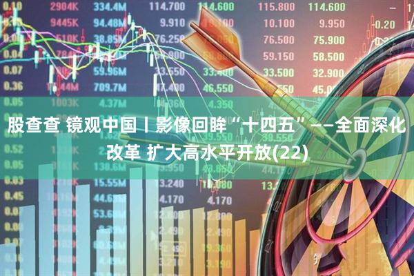 股查查 镜观中国丨影像回眸“十四五”——全面深化改革 扩大高水平开放(22)