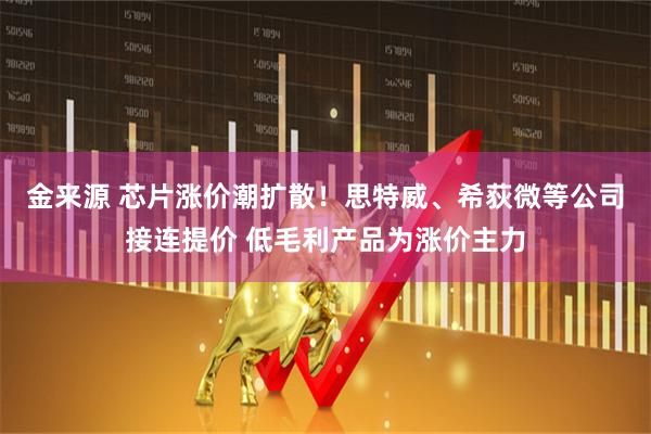 金来源 芯片涨价潮扩散！思特威、希荻微等公司接连提价 低毛利产品为涨价主力