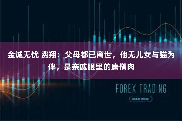 金诚无忧 费翔：父母都已离世，他无儿女与猫为伴，是亲戚眼里的唐僧肉