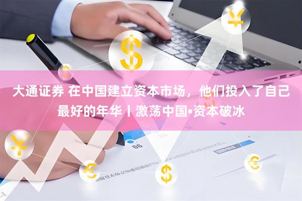 大通证券 在中国建立资本市场，他们投入了自己最好的年华丨激荡中国•资本破冰