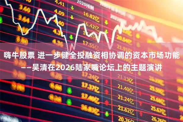 嗨牛股票 进一步健全投融资相协调的资本市场功能——吴清在2026陆家嘴论坛上的主题演讲